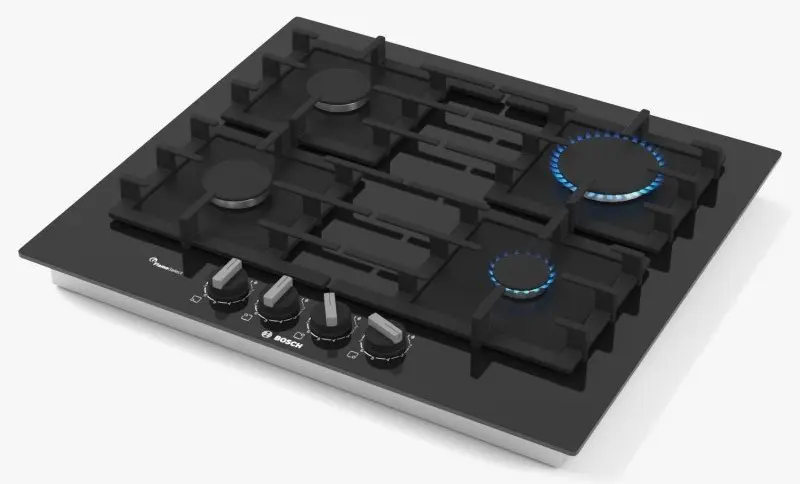 Газовая панель Bosch PPP6A6B90, черный