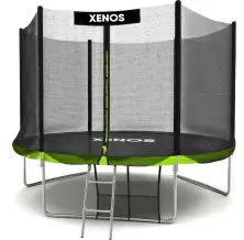 Батут Xenos XT-10FT, черный/зеленый