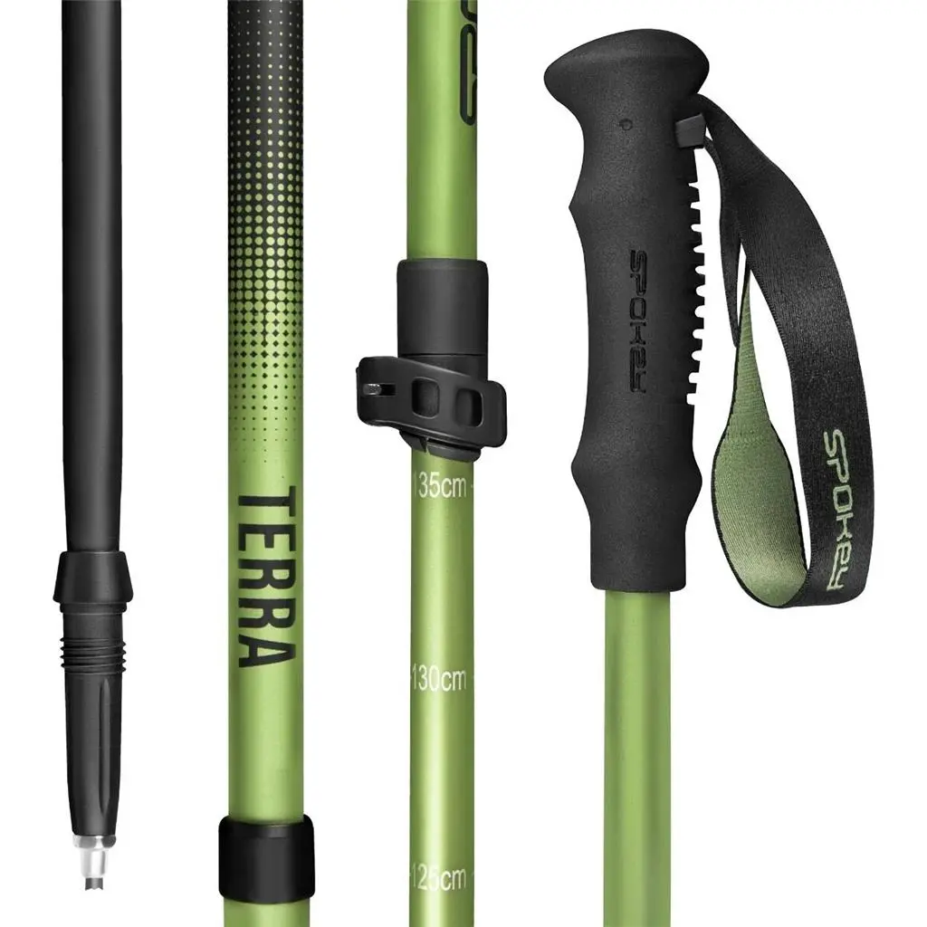 Bețe de trekking Spokey Terra (944825), verde pe tehnoparc.md Bețe de trekking Spokey Terra (944825), verde