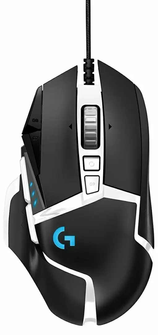 Mouse Logitech G502 SE Hero, negru/alb