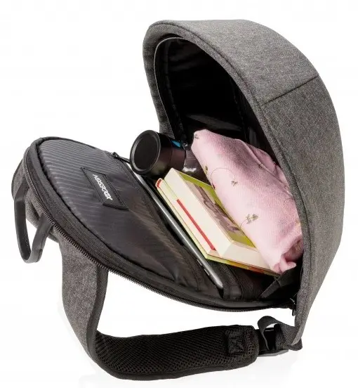 Rucsac XD Design Bobby Cathy, gri/albastru deschis