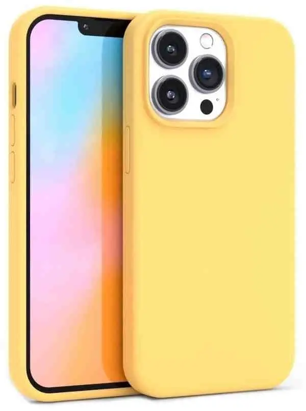 Чехол Helmet Case Liquid Silicone iPhone 12 Pro (HMT-CLSIP12PYL), желтый на tehnoparc.md Чехол Helmet Case Liquid Silicone iPhone 12 Pro (HMT-CLSIP12PYL), желтый