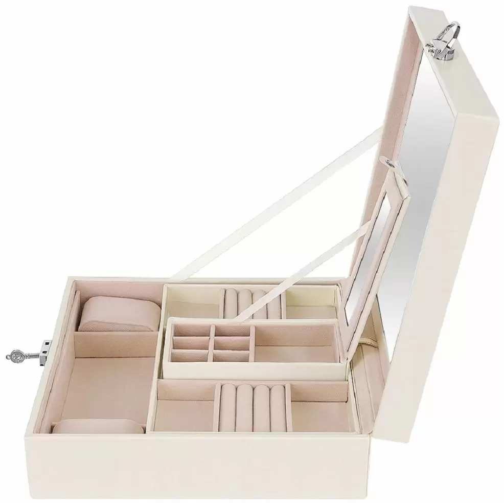 Organizator de bijuterii Beautylushh 8895, alb