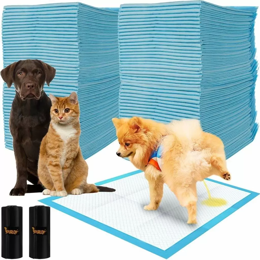 Set covorașe absorbante pentru animale Purlov 21601 60x60cm 100buc