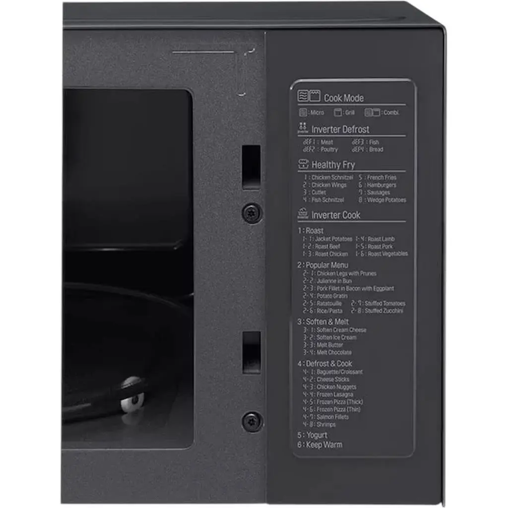 Cuptor cu microunde LG MH6535NBS, negru pe tehnoparc.md Cuptor cu microunde LG MH6535NBS, negru