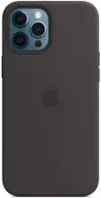 Чехол Apple iPhone 12 Pro Max Silicone Case with MagSafe, черный на tehnoparc.md Чехол Apple iPhone 12 Pro Max Silicone Case with MagSafe, черный