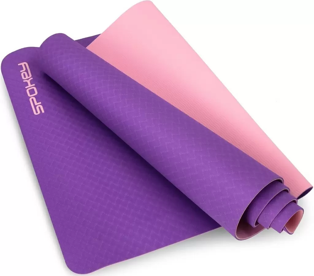 Коврик для йоги Spokey Duo mat, фиолетовый