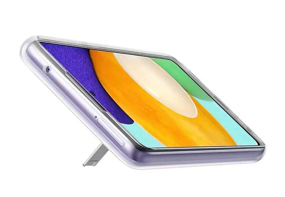 Husă de protecție Samsung Clear Standing Cover Galaxy A52, transparent