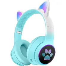 Căşti Musen LK-029 Cat Ears, turcoaz