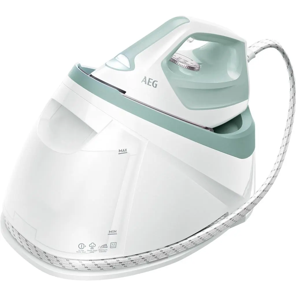 Утюг AEG ST7-1-4LG, белый,зеленый