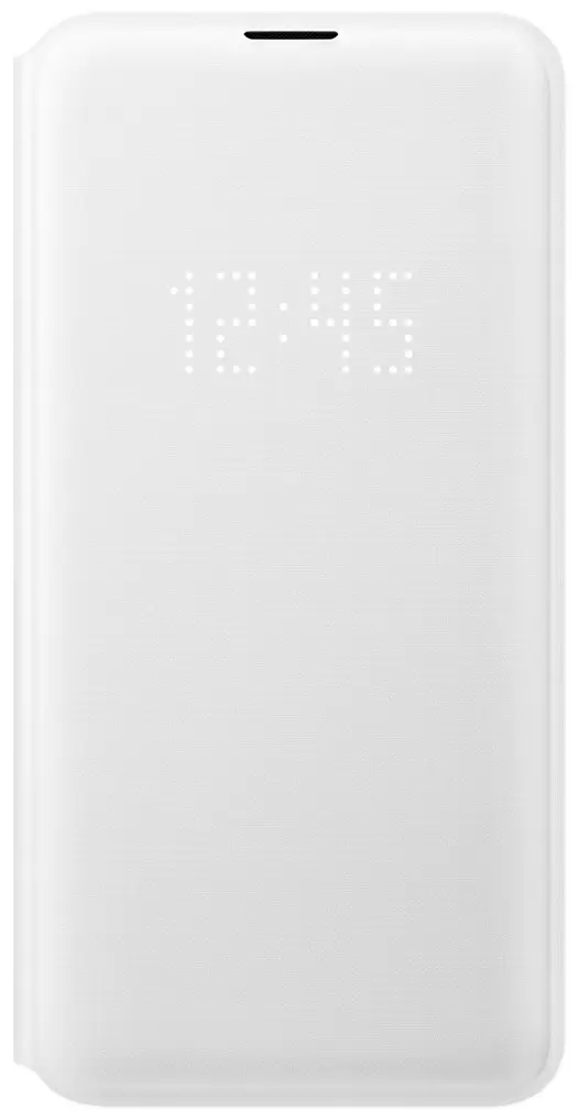 Husă de protecție Samsung Led Flip Wallet Galaxy S10E, alb