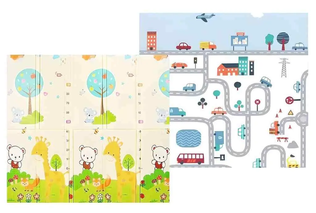 Игровой коврик 4Play Road/Animals 180x200x1.5cm, разноцветный на tehnoparc.md Игровой коврик 4Play Road/Animals 180x200x1.5cm, разноцветный