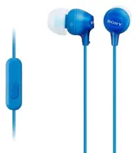 Наушники Sony MDR-EX15AP, синий на tehnoparc.md Наушники Sony MDR-EX15AP, синий