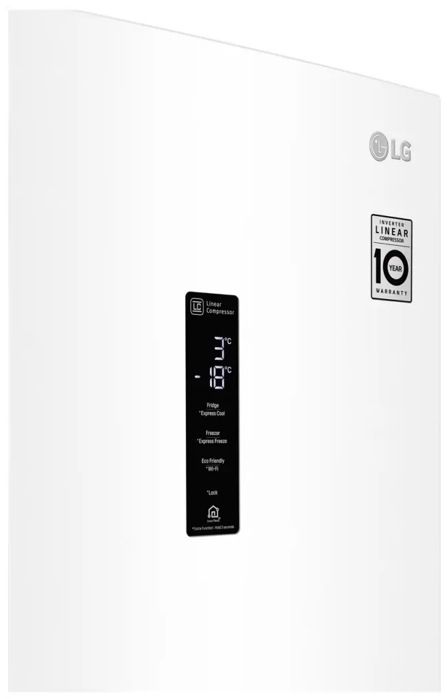 Холодильник LG GA-B459MQQZ, белый