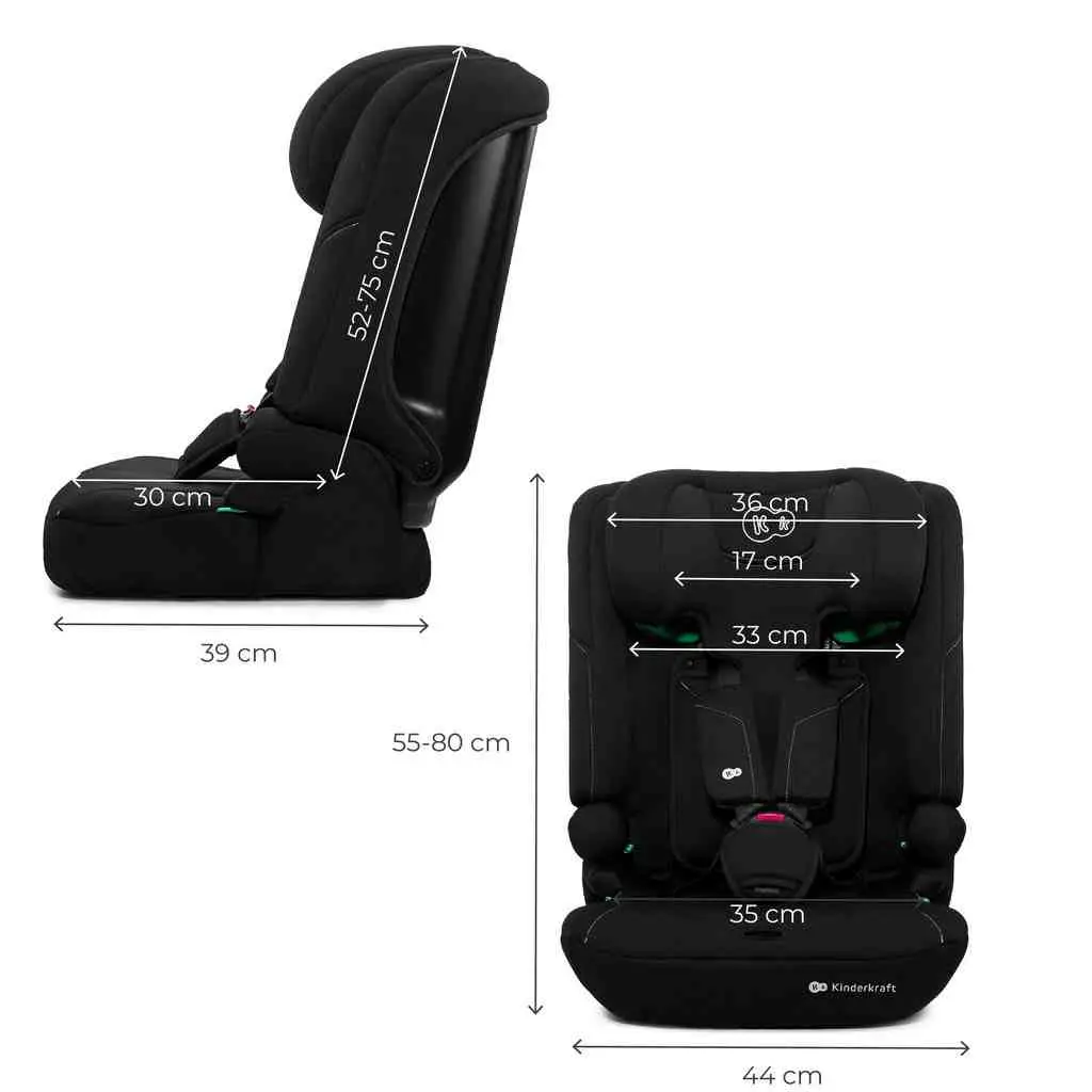 Детское автокресло KinderKraft I-Comfy i-Size, черный