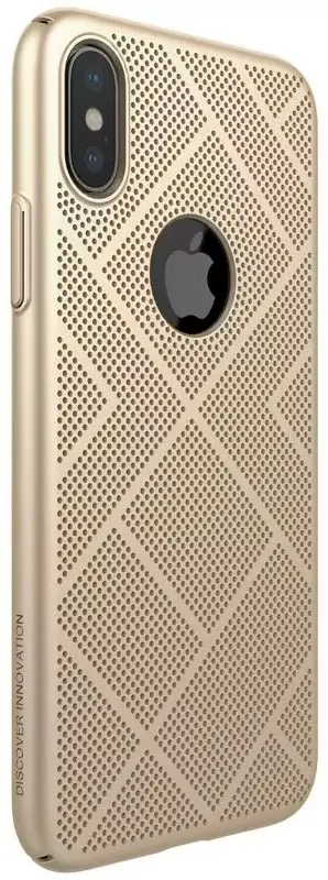 Чехол Nillkin Apple iPhone XS Max Air, золотой