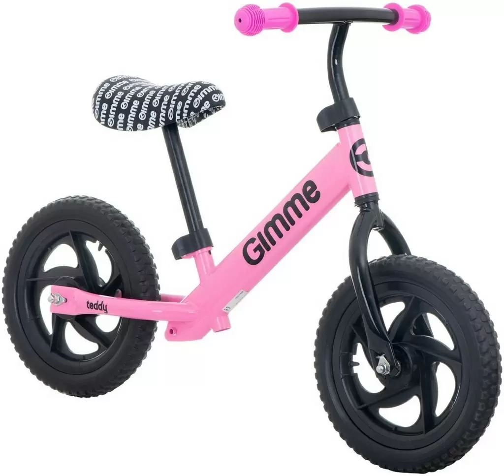 Bicicletă fără pedale Gimme Teddy, roz