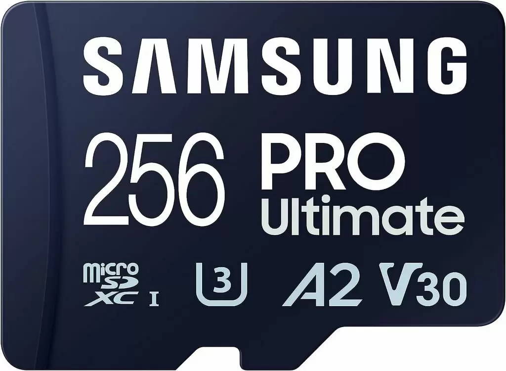 Card de memorie flash Samsung MicroSD PRO Ultimate Class 10 UHS-I U3 + SD adapter, 256GB