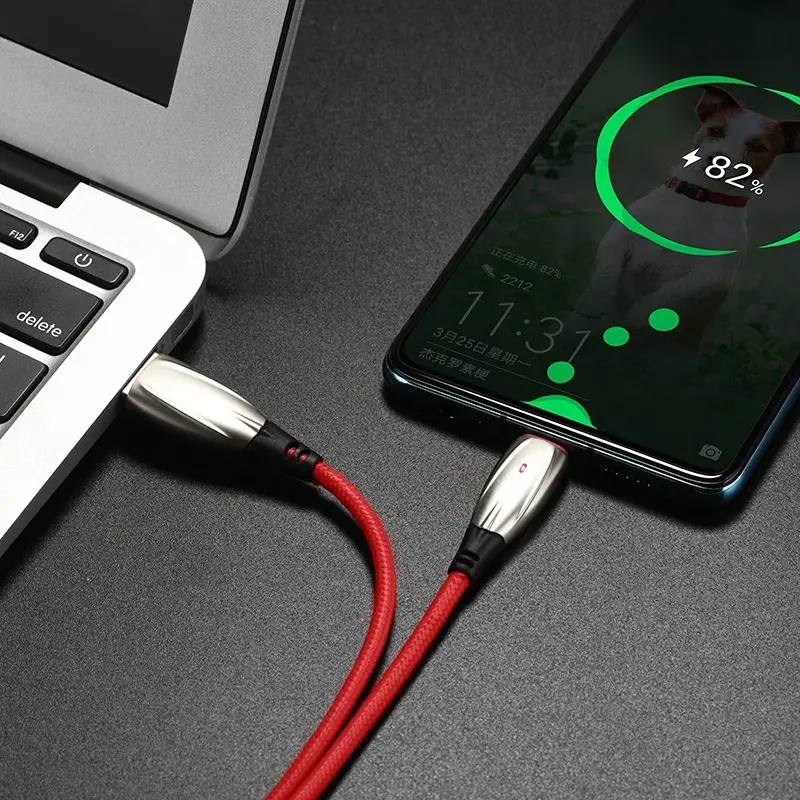 Cablu USB Hoco U71 Star For Type-C, roșu