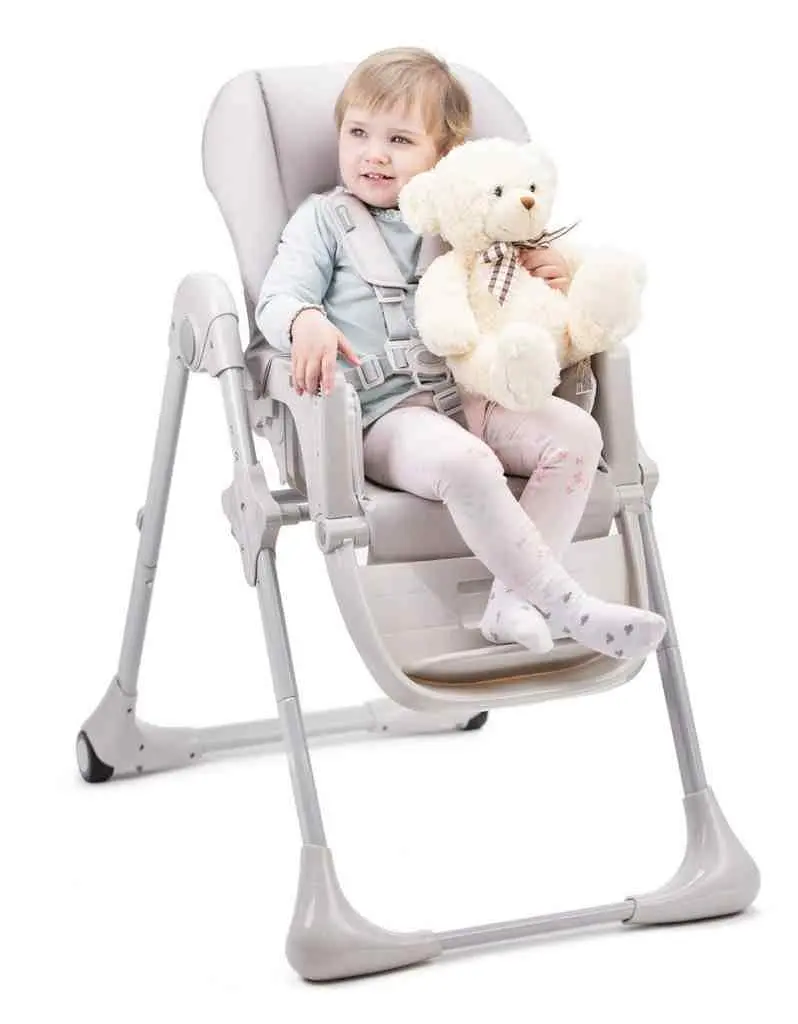Стульчик для кормления KinderKraft Yummy, серый