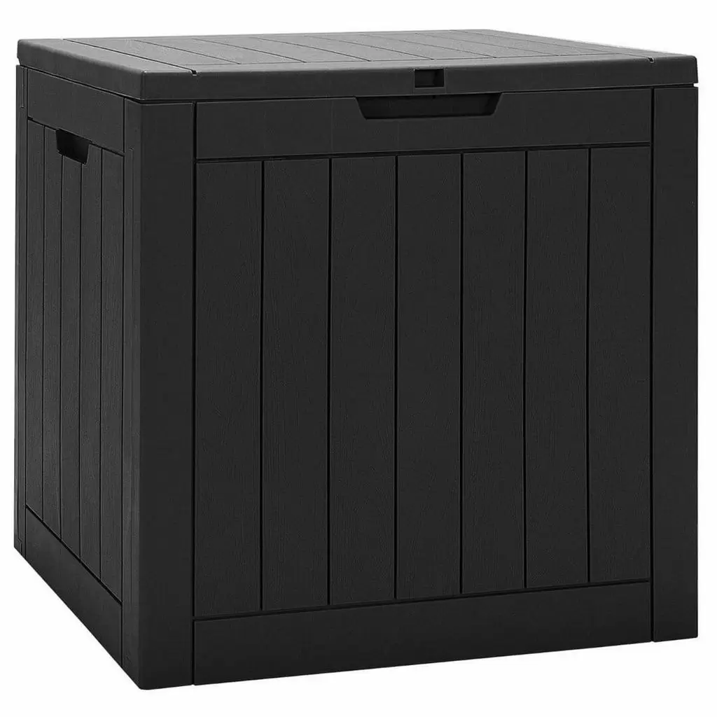 Cutie de depozitare pentru gradină Costway NP10310BK, negru