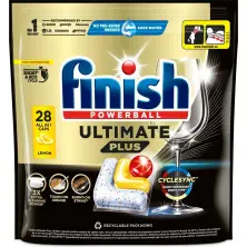 Средство для посудомоечных машин FINISH 28tab Ultimate Plus Lemon