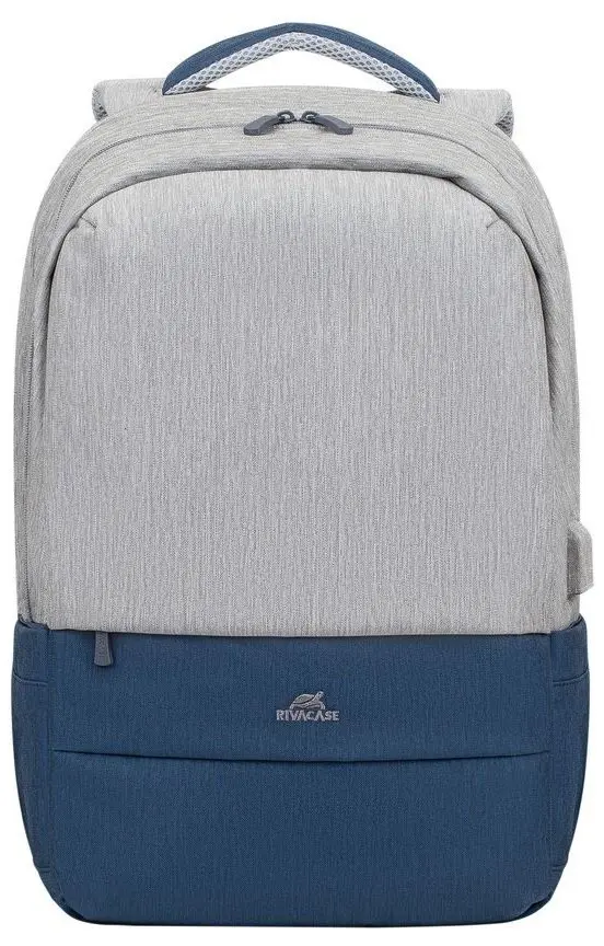 Rucsac Rivacase 7567, gri/albastru