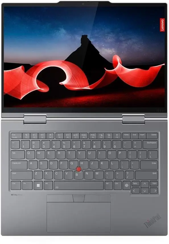 Laptop Lenovo ThinkPad X1 2-in-1 Gen 9 (14.0"/2.8K/Core Ultra 7 155U/32GB/1TB/Win 11), gri