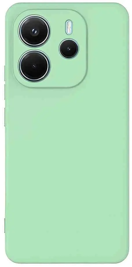 Husă de protecție WOO Liquid Silicone Xiaomi Redmi Note 14 5G (WOOLSCXRN14GR), verde