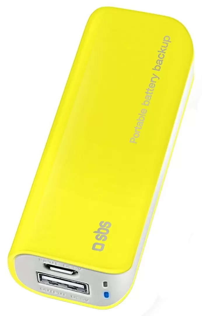 Внешний аккумулятор SBS TEBB2200Y 2200mAh, желтый