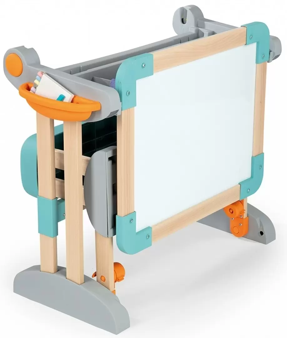 Набор парта-доска + стульчик Smoby Modulo Space Desk, белый/синий