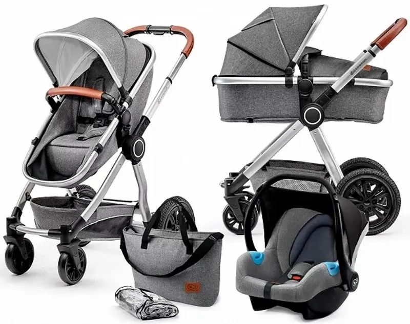 Cărucior KinderKraft Veo, gri pe tehnoparc.md Cărucior KinderKraft Veo, gri