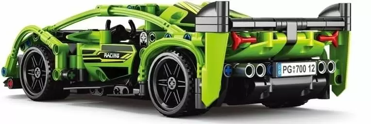 Constructor cu telecomandă Pingao Lamborghini 428 pcs, verde