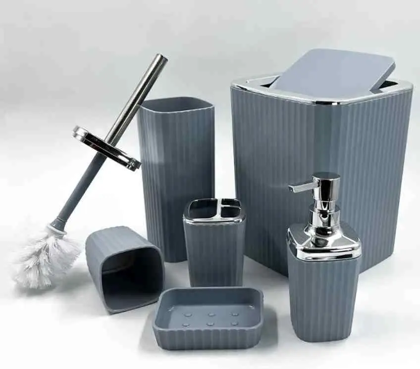 Set pentru baie 4Life Modern Style, gri