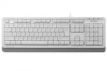 Клавиатура A4Tech FK10, белый/серый