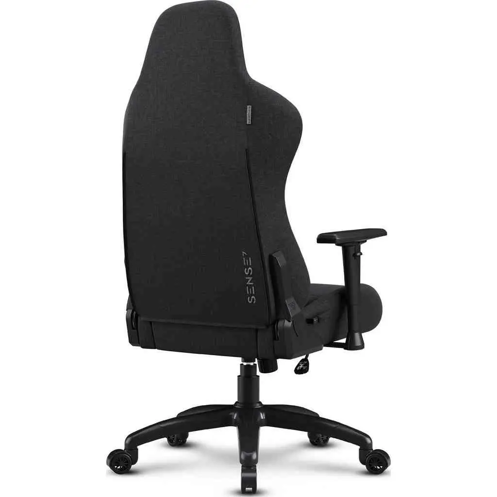 Геймерское кресло SENSE7 Spellcaster FUKU XL Fabric, черный