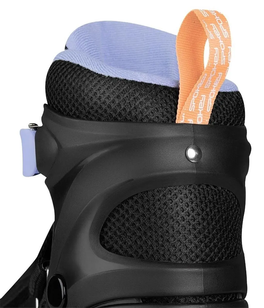 Роликовые коньки Spokey Quattro 4in1 38-41 (943431), черный/фиолетовый на tehnoparc.md Роликовые коньки Spokey Quattro 4in1 38-41 (943431), черный/фиолетовый