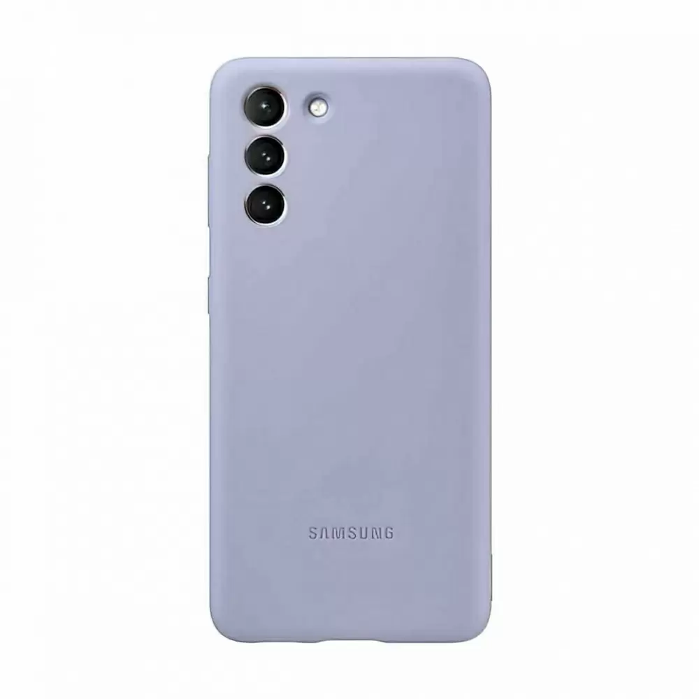 Husă de protecție Samsung Silicone Cover Galaxy S21, violet