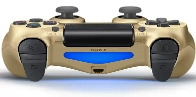 Gamepad Sony DualShock 4 V2, auriu