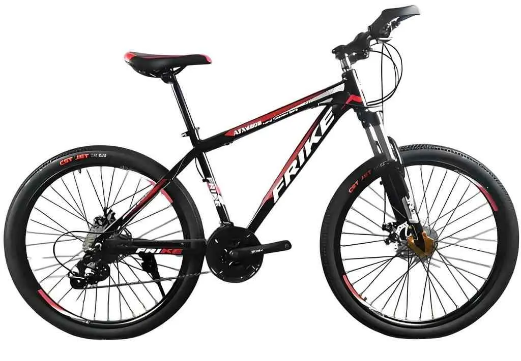 Велосипед Frike TY-MTB 29, черный/красный на tehnoparc.md Велосипед Frike TY-MTB 29, черный/красный