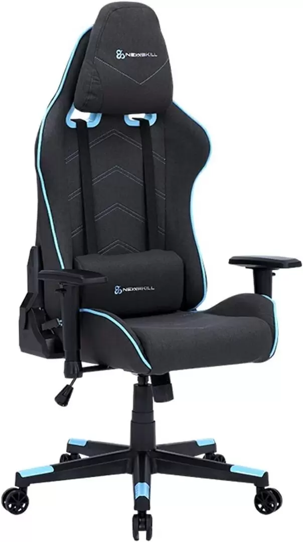 Scaun gaming Newskill Zephyr Kitsune, negru/albastru