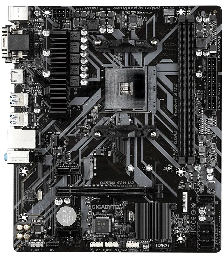 Placă de bază Gigabyte B450M S2H V2 1.0