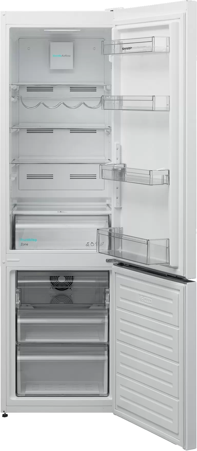 Холодильник Sharp SJBA05DHXWFEU, белый