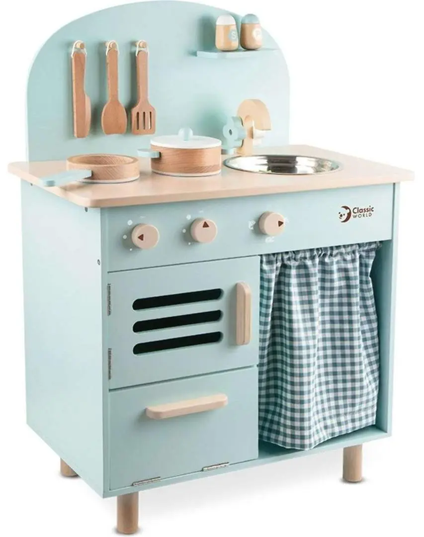 Игровая кухня Classic World Retro Kitchen CW50571, синий