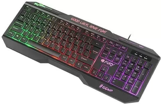 Tastatură Fury Hellfire 2 (RU), negru