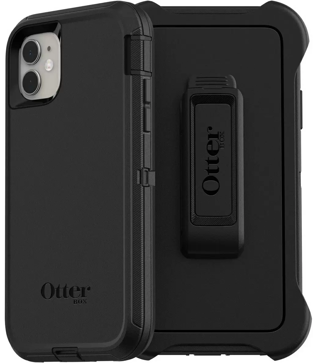 Чехол Otter iPhone 11 Defender DROP+, черный