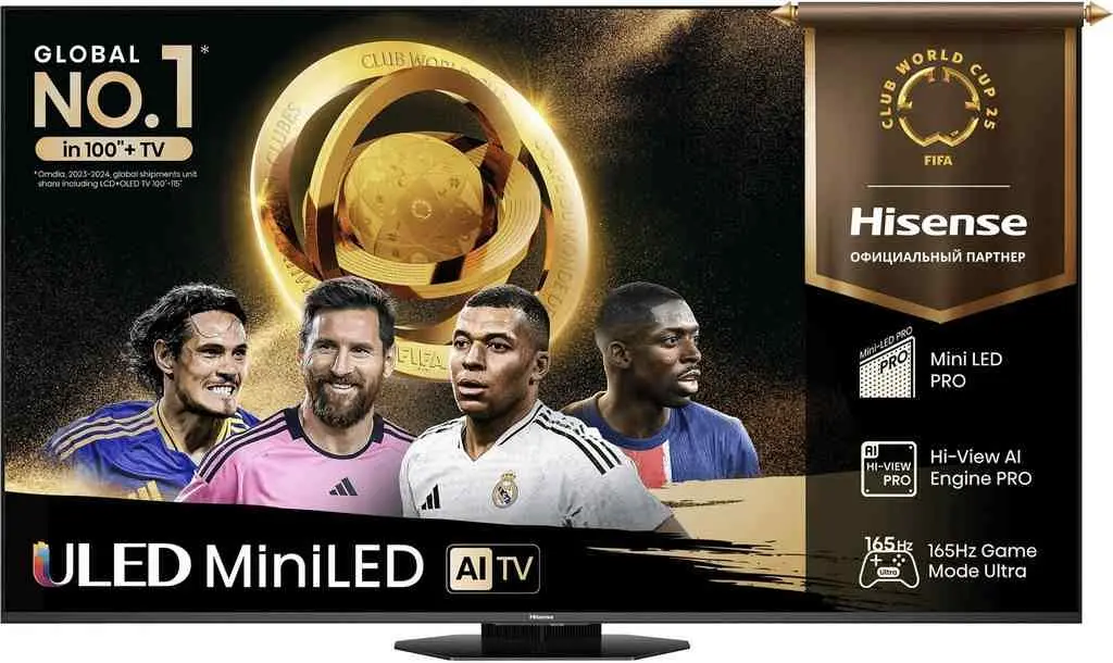 Телевизор Hisense 55U8Q, черный