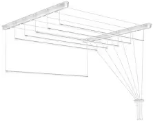 Uscător de rufe Sepio 6x190cm, alb