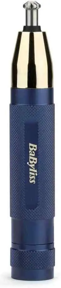 Aparat de tuns părul din nas/urechi Babyliss E112E, albastru