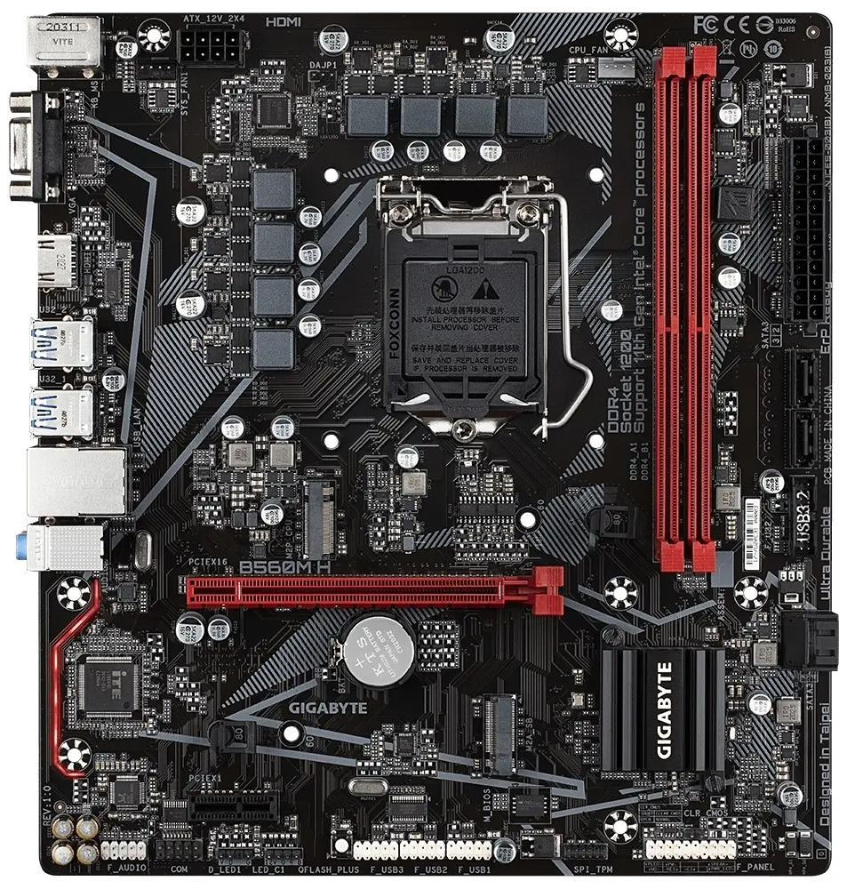 Материнская плата Gigabyte B560M H 1.0